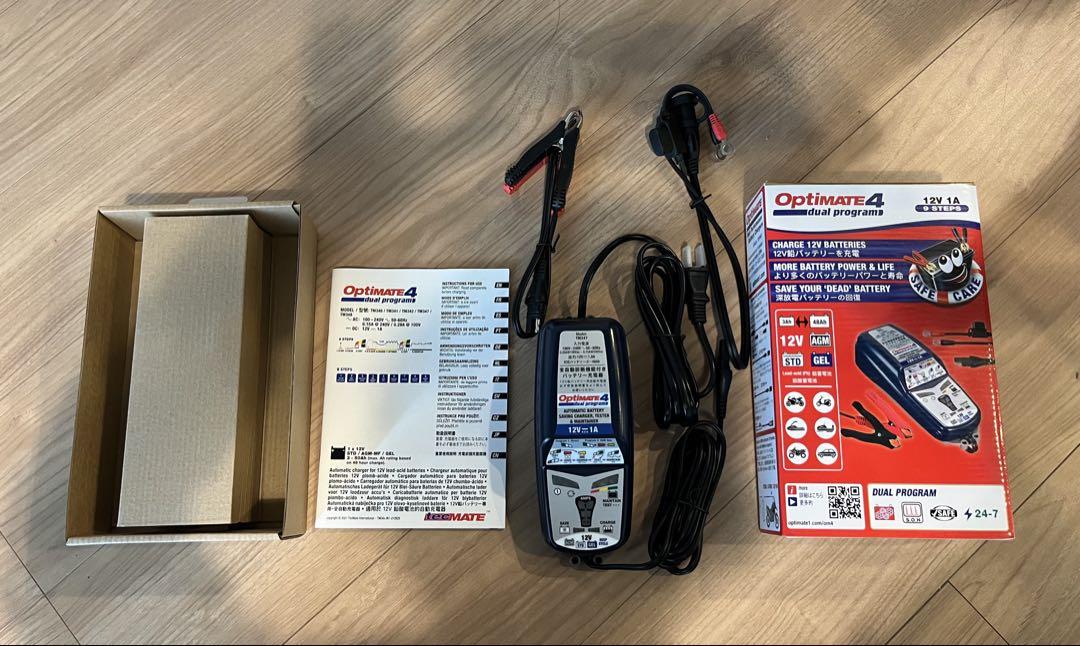新品 Optimate 4 dual program 1A12V オプティメイト OptiMate4デュアルプログラム - テックメイトジャパン㈱