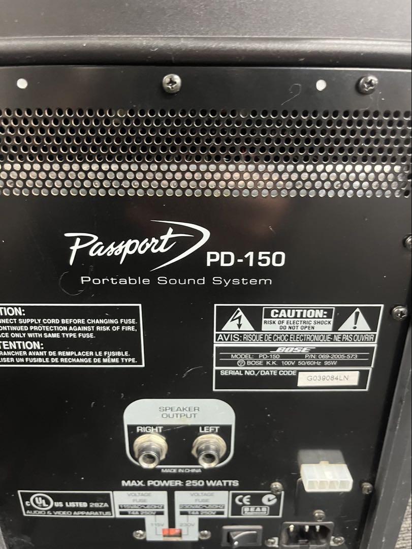 BOSE PD-150 アンプ スピーカー ポータブル PAシステム