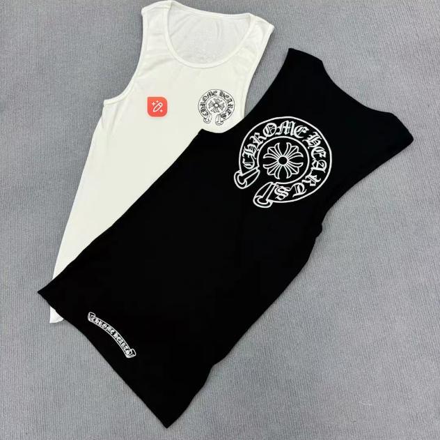 クロームハーツChrome Hearts バックプリント タンクトップ 黒