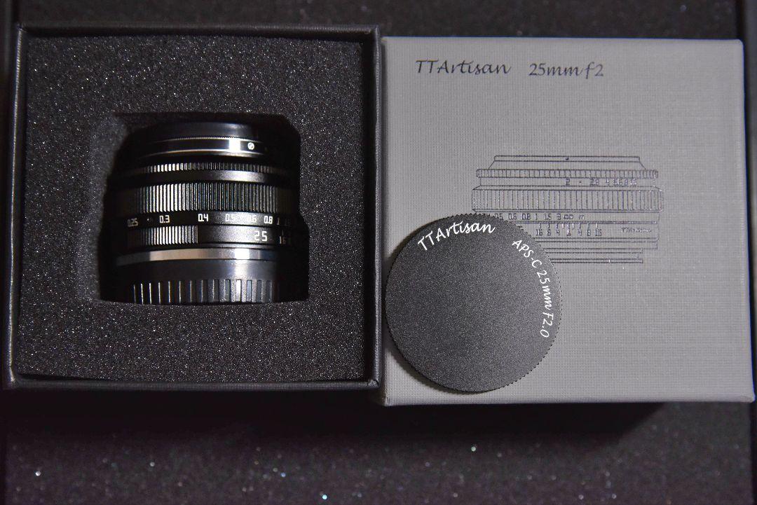 【美品】TTArtisan 25mm f2(フィルター付き) Xマウント