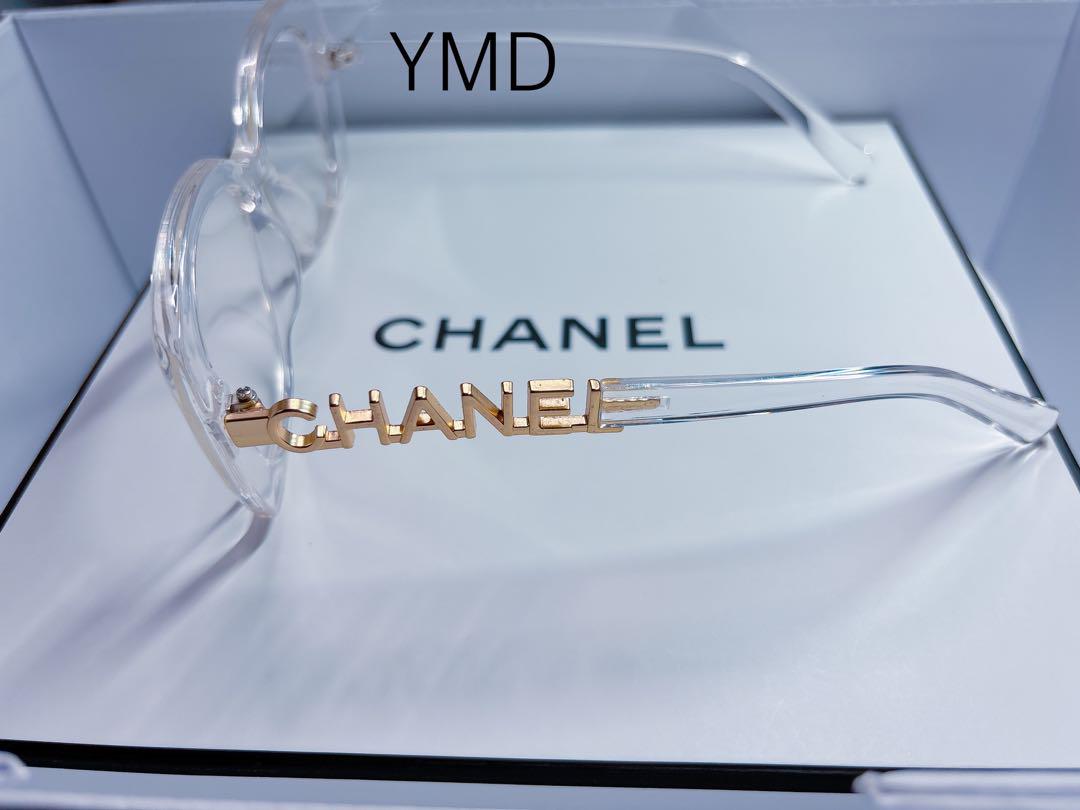 【新品未使用】シャネル クリアサングラス y2k ゴールド CHANEL 新品未使用】シャネル クリアサングラス y2k ゴールド CHANEL