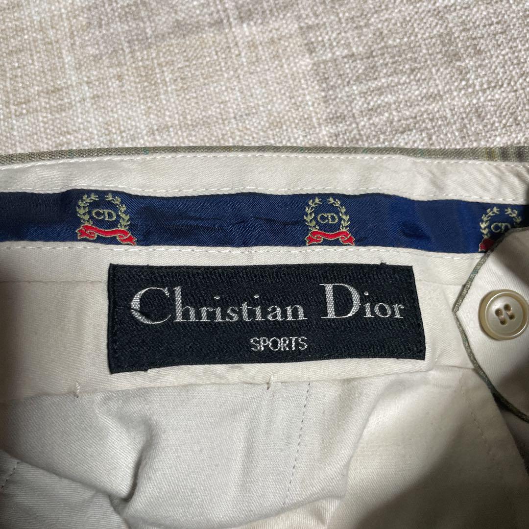 Christian Dior Sports 2タックスラックス グレンチェック 4