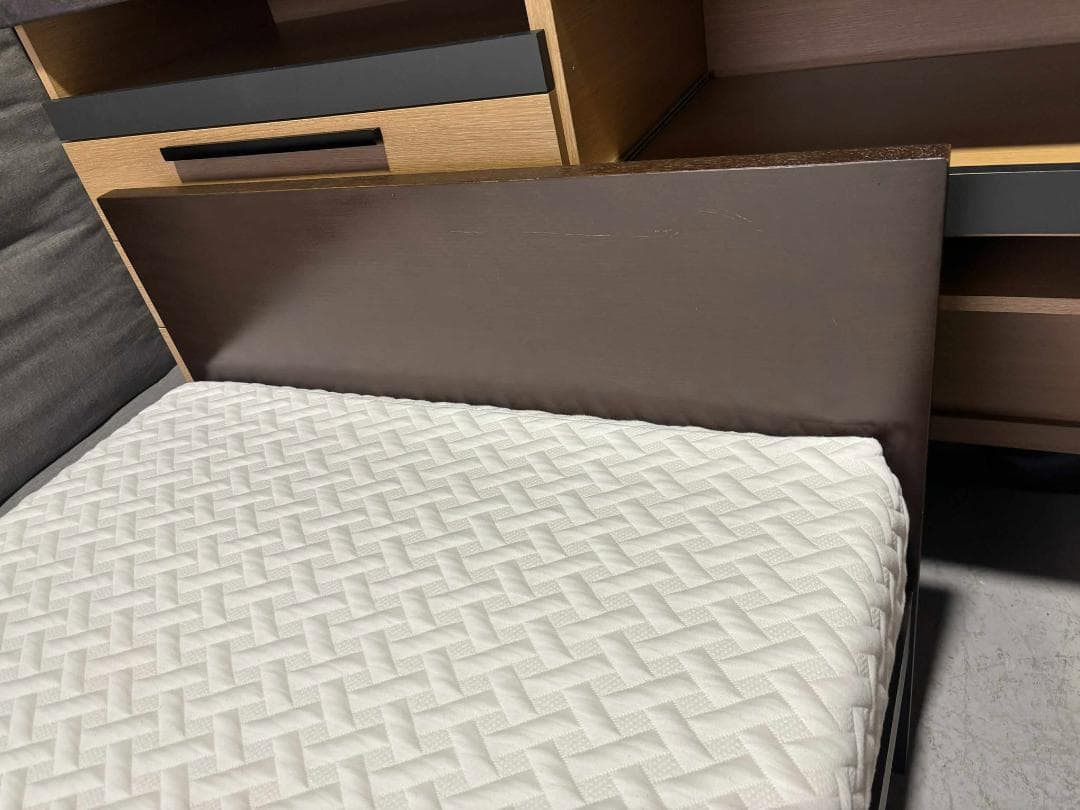 シングルフランスベッドフレーム＆Lucid Comfort