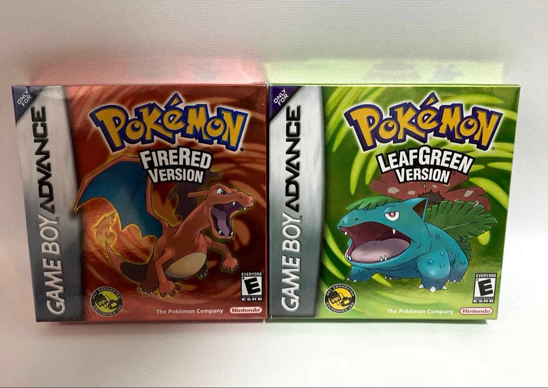 Nintendo GBA ポケットモンスター　ファイアーレッド　リーフグリーン