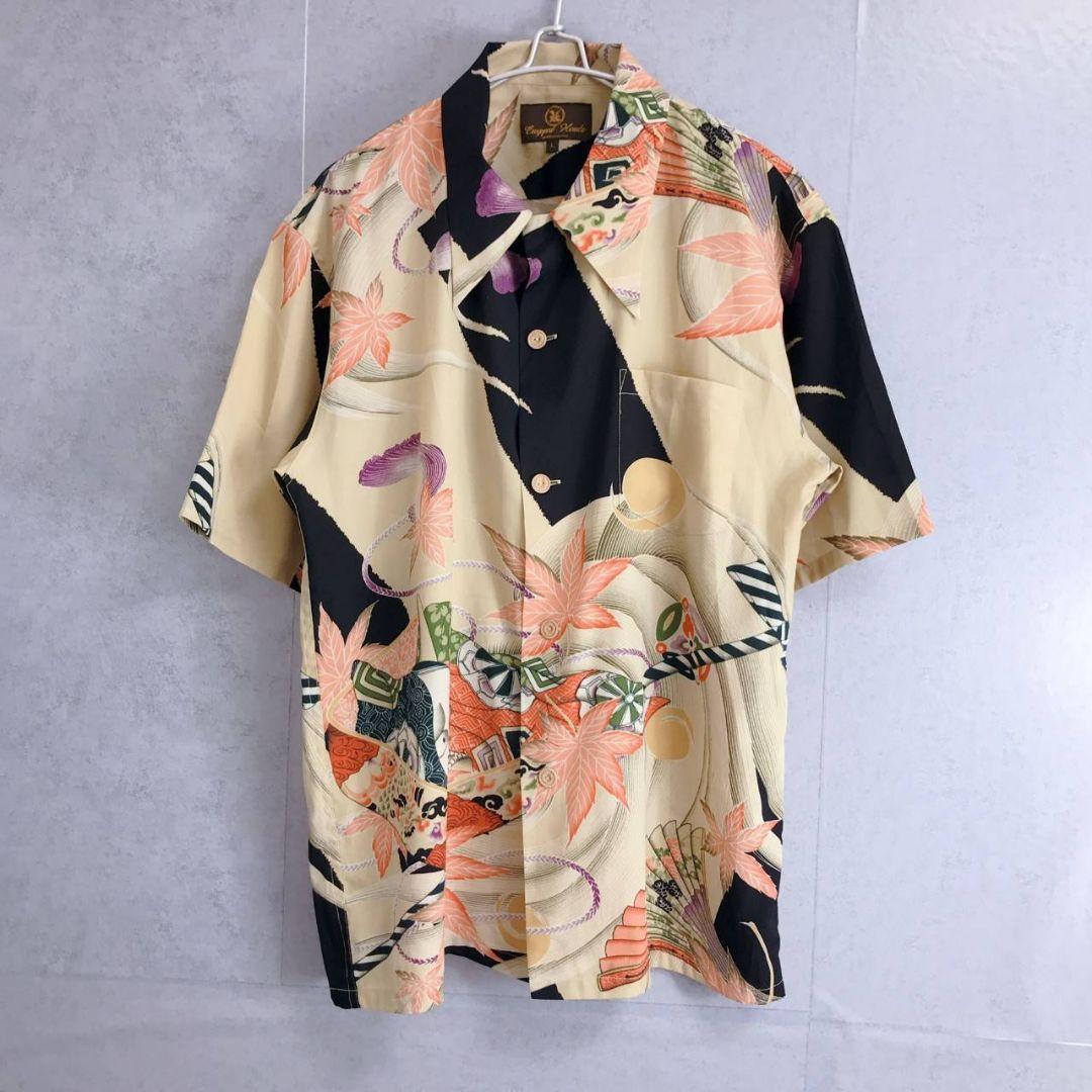 売れ筋ランキングも掲載中！ CROPPED HEADS】クロップドヘッズ 和柄 紅葉 般若 アロハシャツ トップス