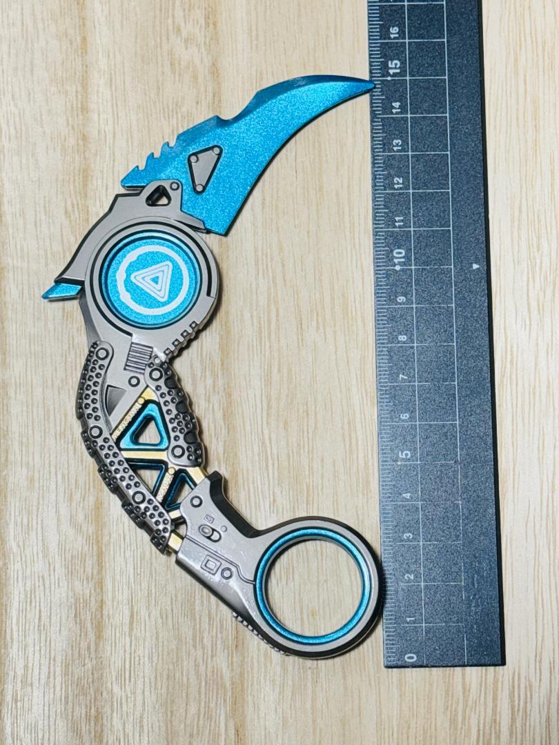 カランビットレッド 赤 Apex ミニ武器 キーホルダー アクセサリ