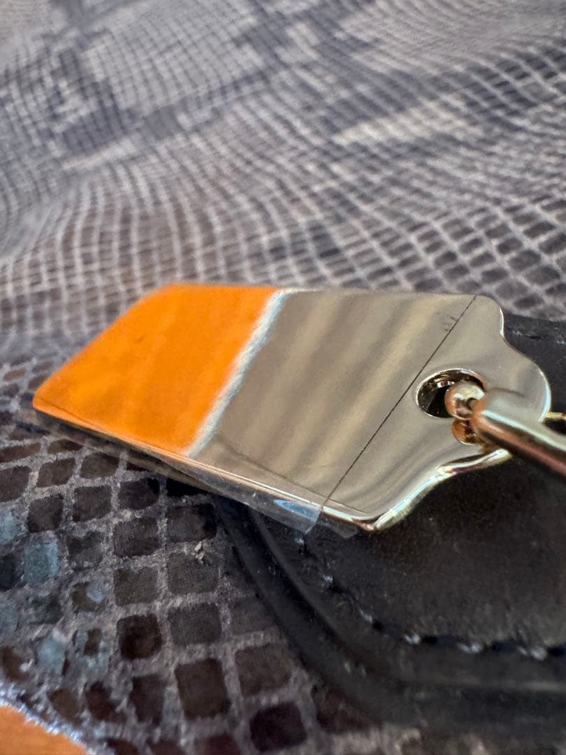 本革パイソン柄 ショルダーバッグ