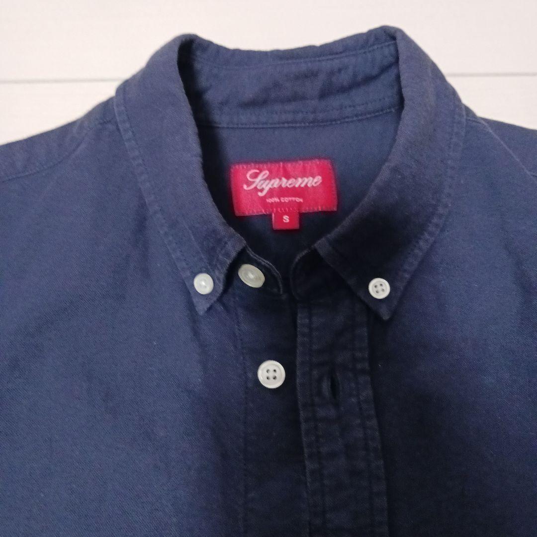 supreme Small Box ShirtネイビーS