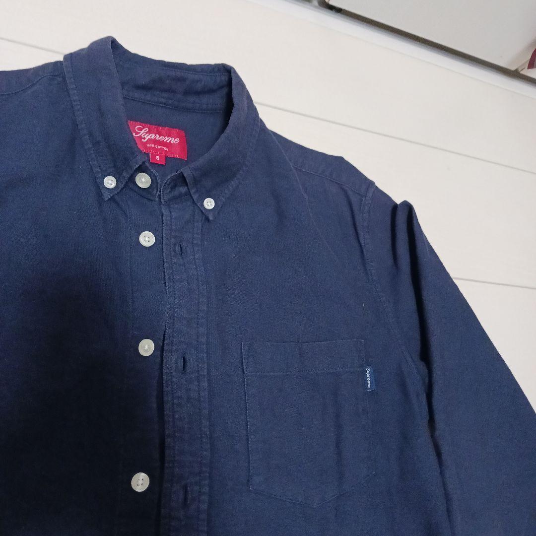 supreme Small Box ShirtネイビーS