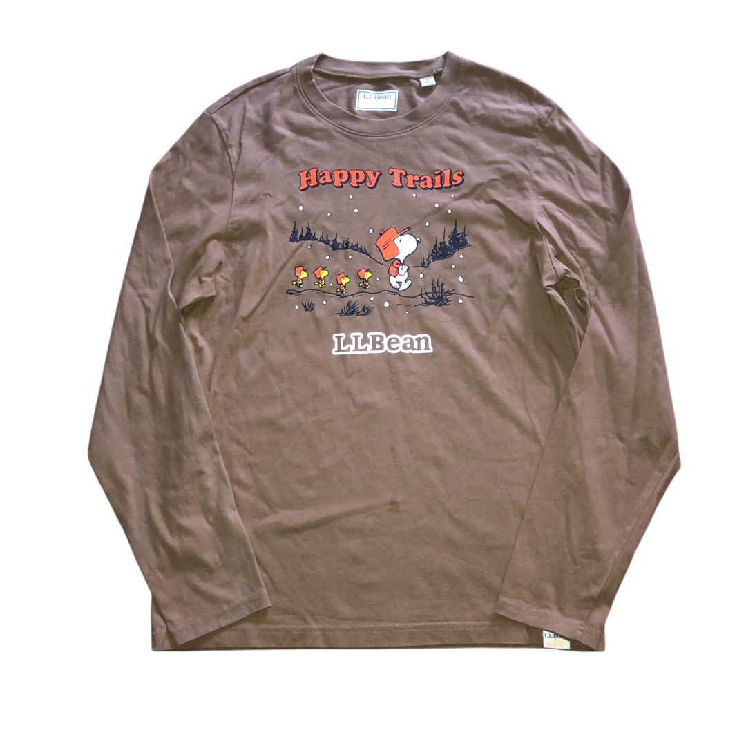 LLBean PEANUTS Happy Trails M ブラウン
