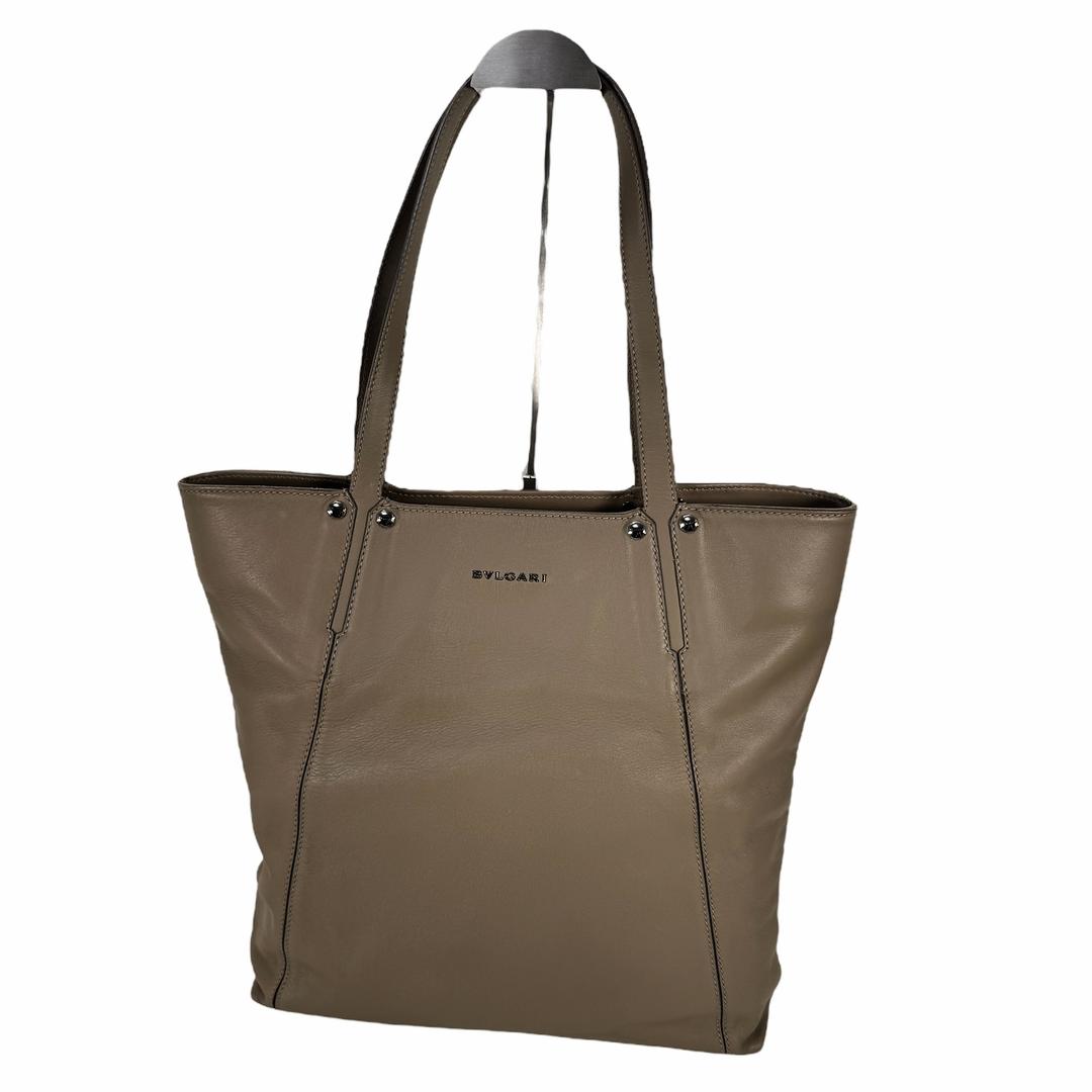 ■ブルガリ■トートバッグ■レザー■ブラウン系■J0137