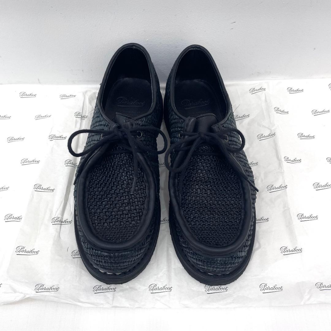 【美品】paraboot MICHAEL パラブーツ ミカエル 41 ラフィア