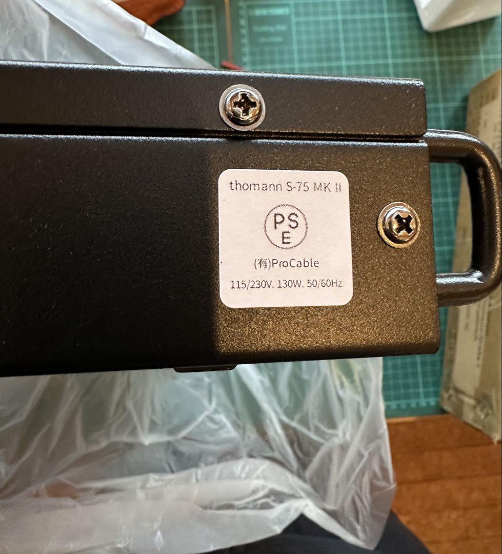 thomann S-75mk2　トーマン　アンプ　美品　動作良好