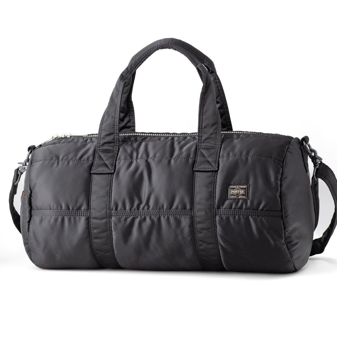 週末セール　美品！ポーター　タンカー　ダッフルバッグ(L) 黒　軽量　A4 TANKER DUFFLE BAG(L)-タンカーダッフルバッグ(L)-PORTER