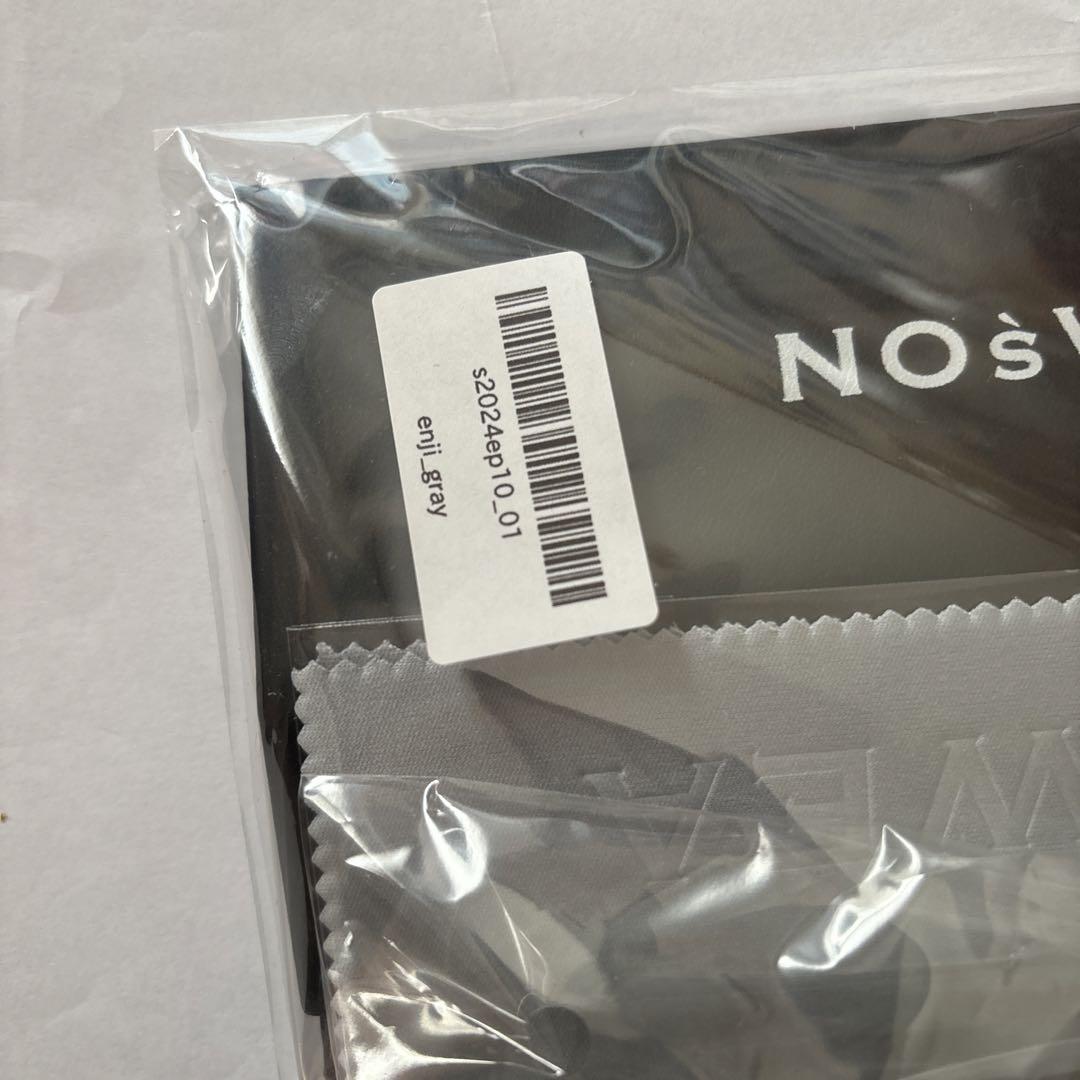 NOSWEA 花村想太 サングラス えんじ グレー