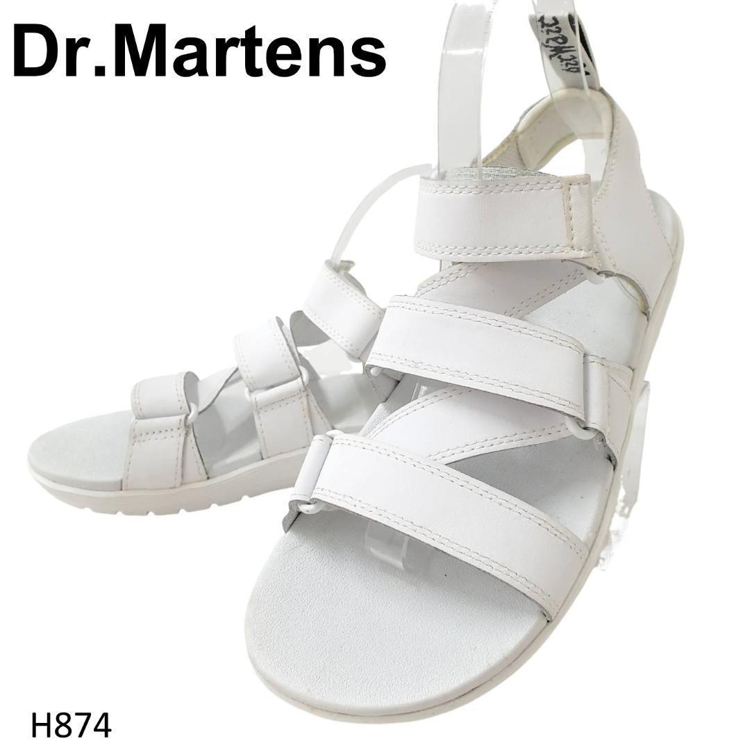 Dr.Martens REDFINレザー ストラップ サンダルUK5 約24cm 新品未使用✓ドクターマーチン REDFIN サンダル ホワイト UK5