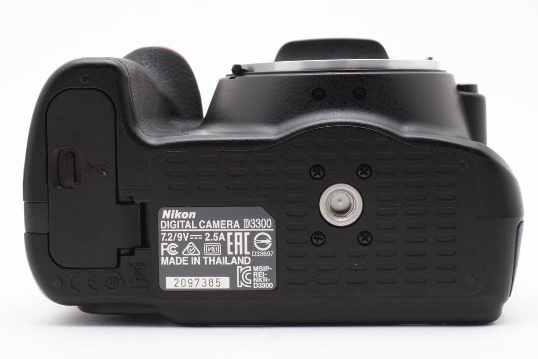 ニコン Nikon D3300★一眼レフカメラ★Wレンズ★ショット数少！