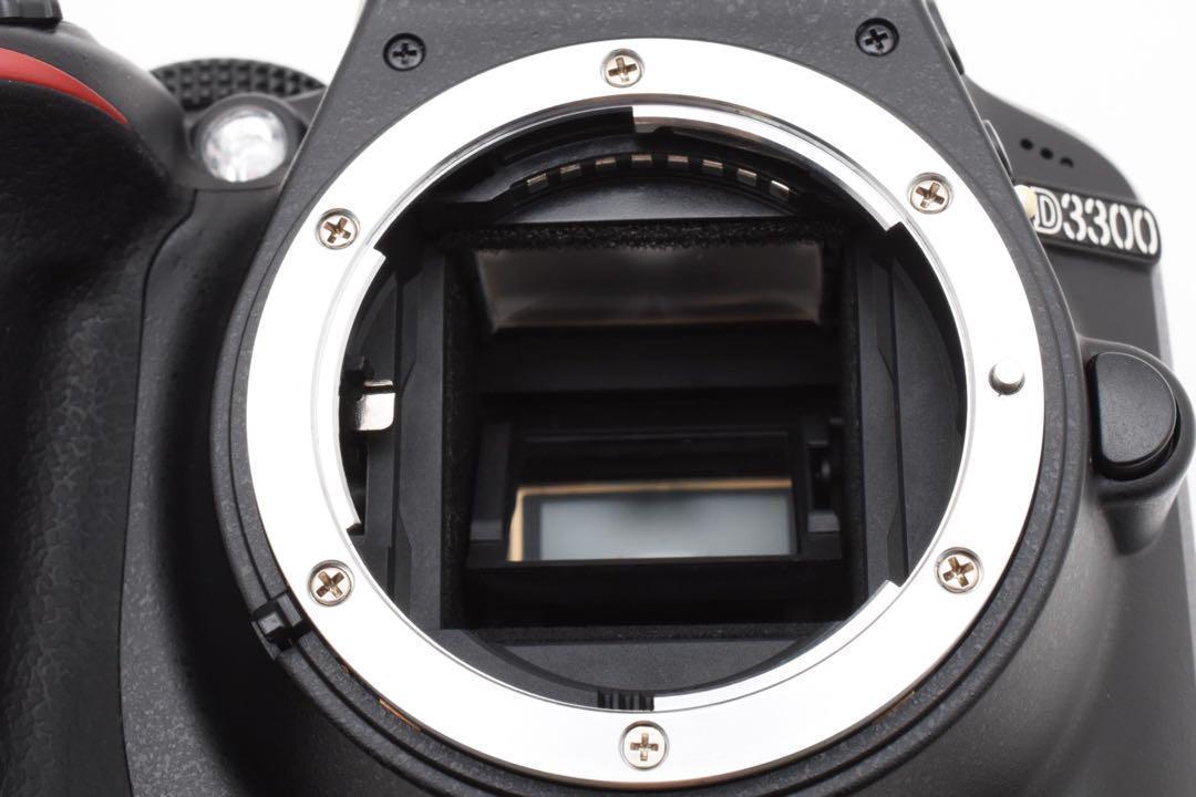 ニコン Nikon D3300★一眼レフカメラ★Wレンズ★ショット数少！