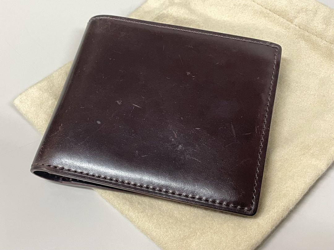 ＜GANZO＞シェルコードバン 二つ折り財布