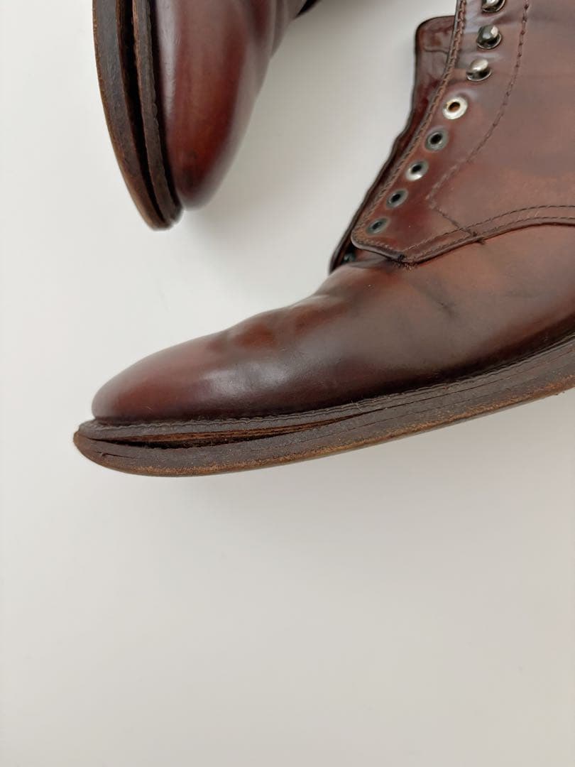 オールデン　コードバン　レースアップシューズ　モディファイドラスト