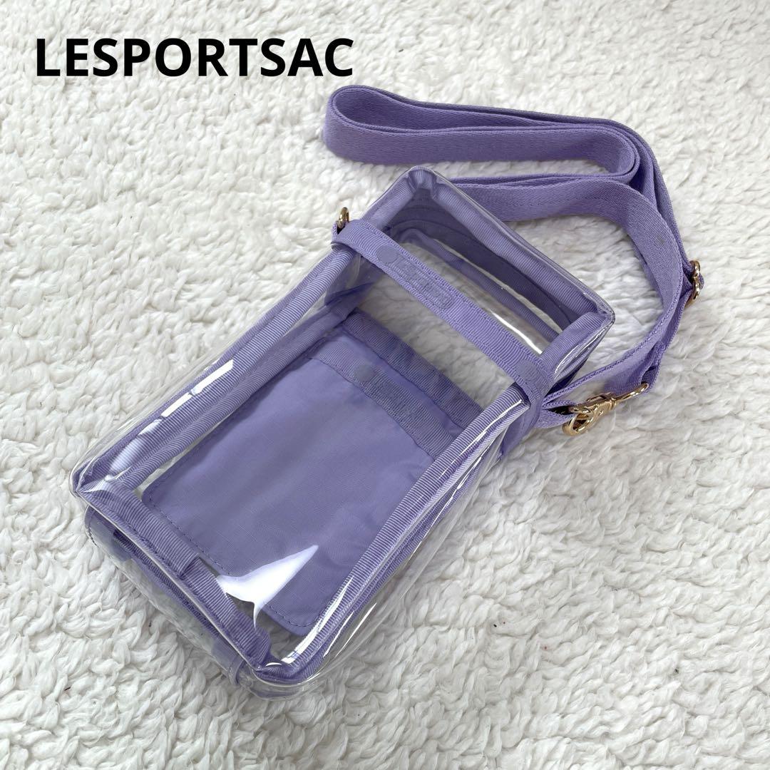 【LeSportsac】 CLEAR MINI PHONEクリアバッグ