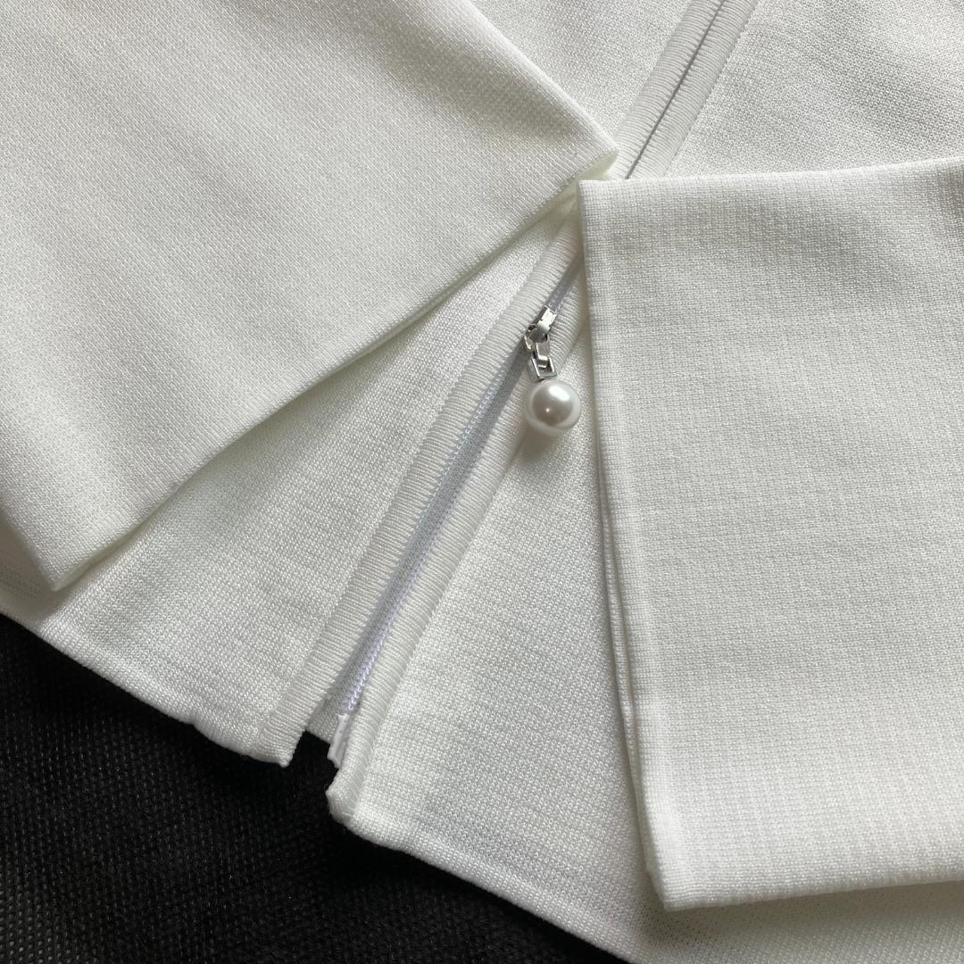 極美品◎23SS Rene フーディーカーディガン パール エンブレム