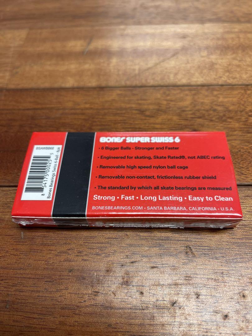 BONES SUPER SWISS 6 BALL正規品 新品未開封、送料込み！