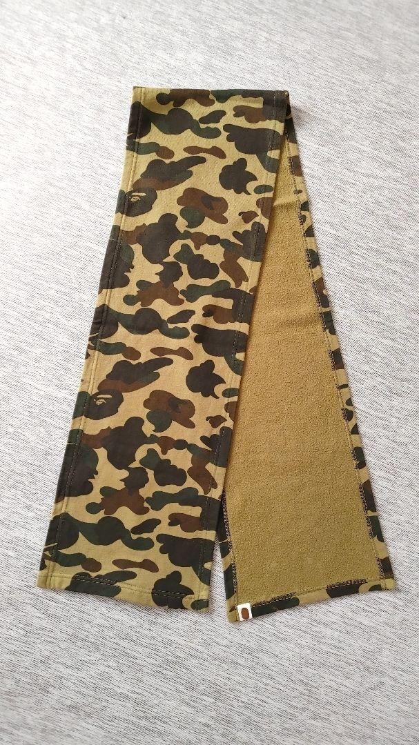 希少‼️1st CAMO柄★A BATHING APE エイプ BAPEマフラー