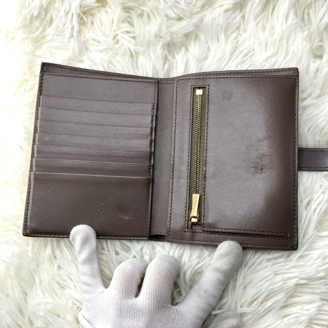 美品✨セリーヌ ミディアム ストラップ ウォレット バイカラー