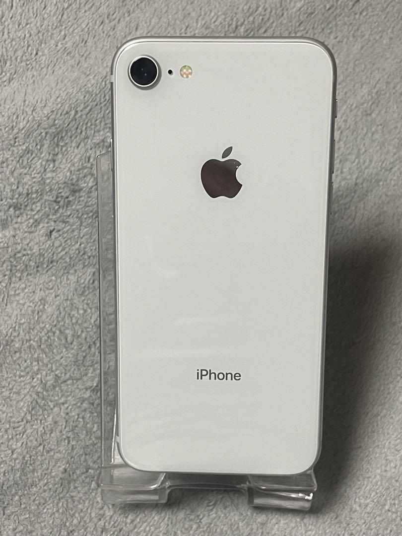 iPhone 8 シルバー 64GB SIM フリー 100%