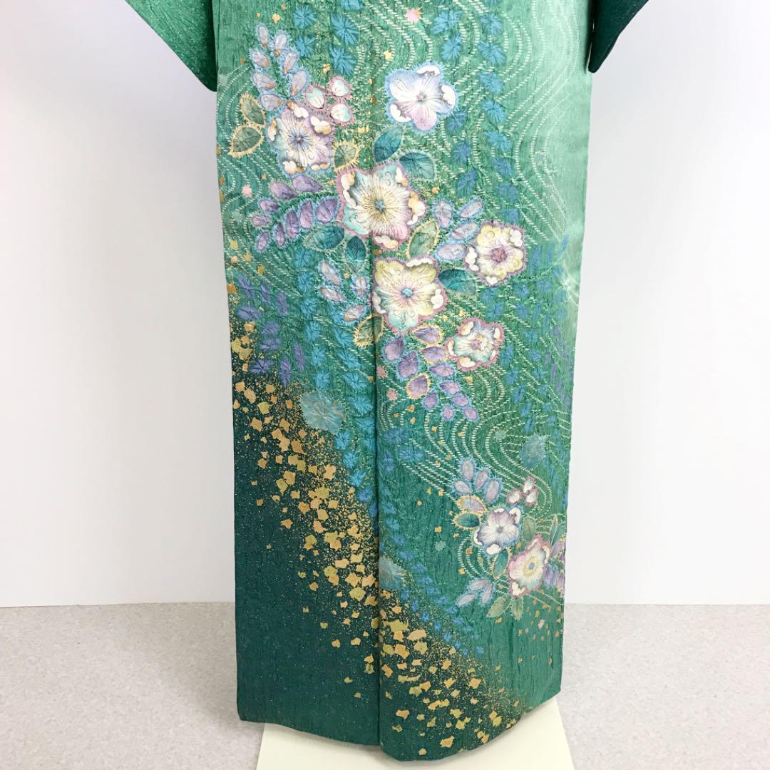 【国内発送】 K-1915 訪問着 美しい辻が花絞り グラデーション 箔散らし 金彩 着物 浴衣/水着¥20,497-shibuya-nob.com
