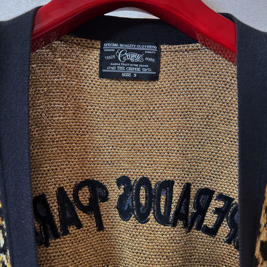 THE CRIME Leopard cardigan クライミー　カーディガン