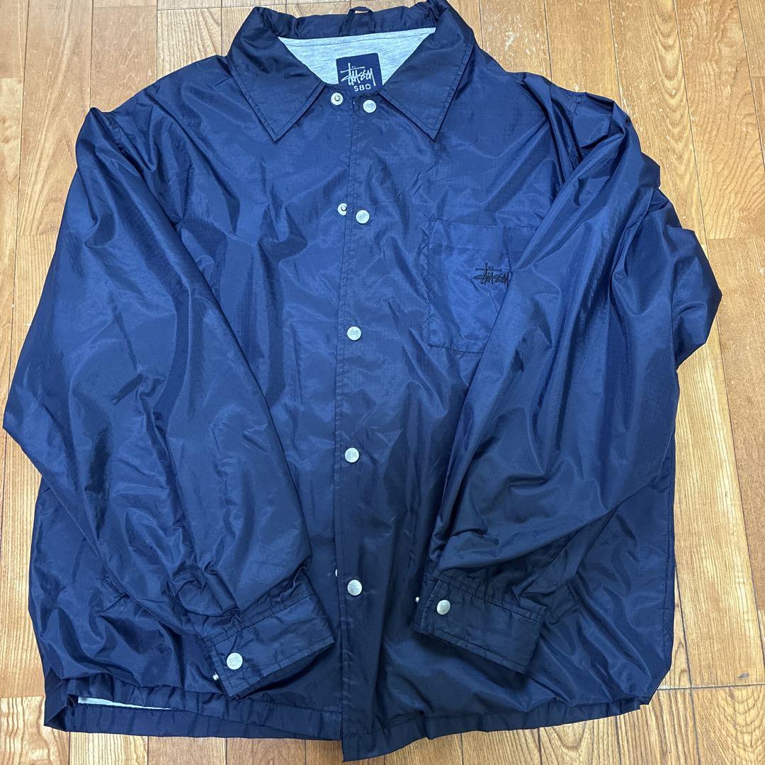 Stussy ネイビー レインジャケット L