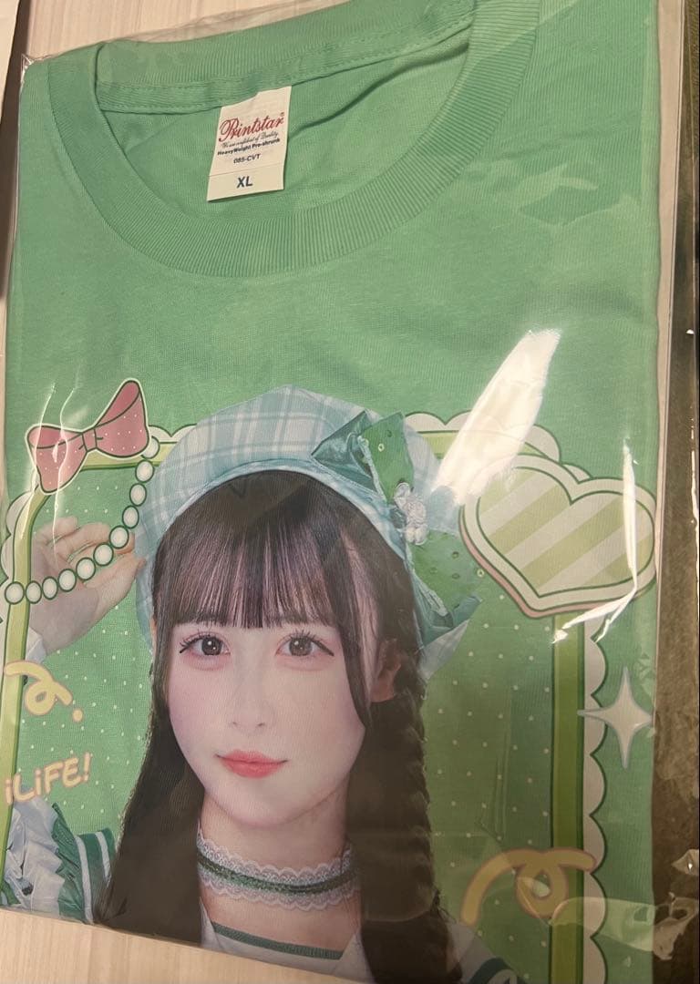 若葉のあ オンラインくじ TシャツXL