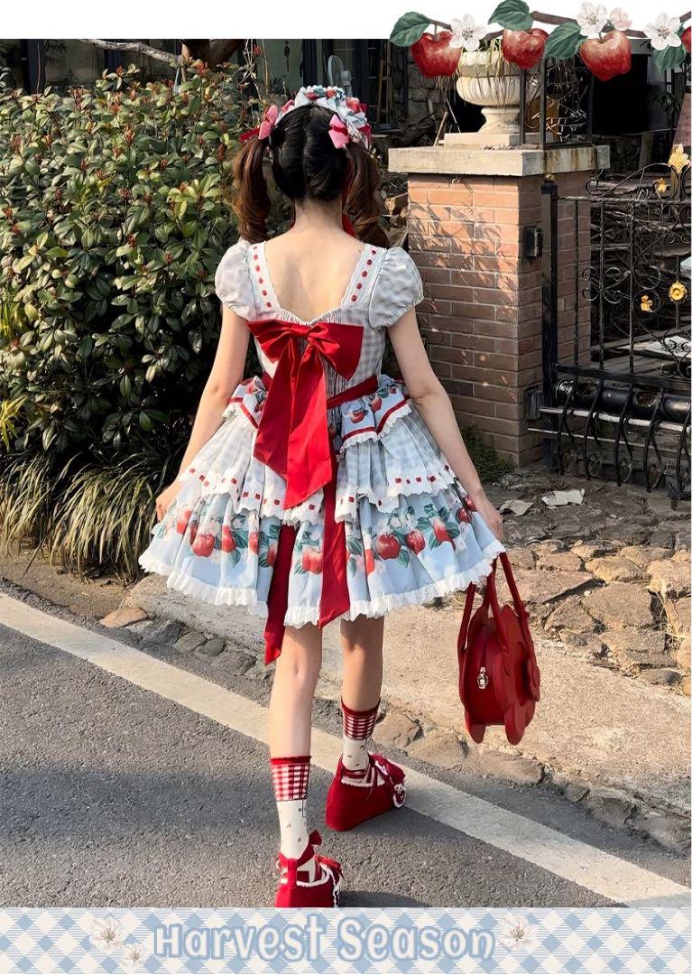 ロマンティックティアードロリータワンピース ♡お出かけ女子会デート用✨