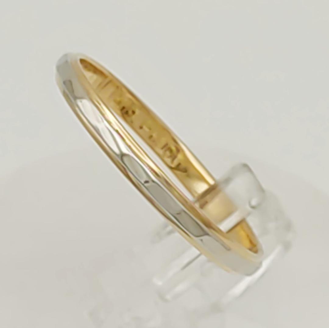 【極美品】✨コンビ リング11号　K18ゴールド Pt900 プラチナ　指輪