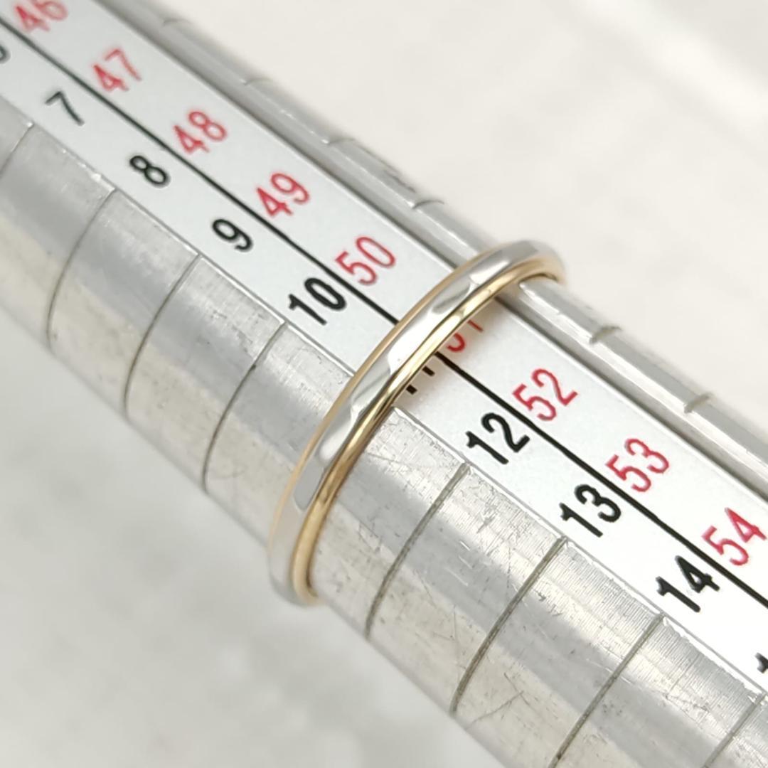 【極美品】✨コンビ リング11号　K18ゴールド Pt900 プラチナ　指輪