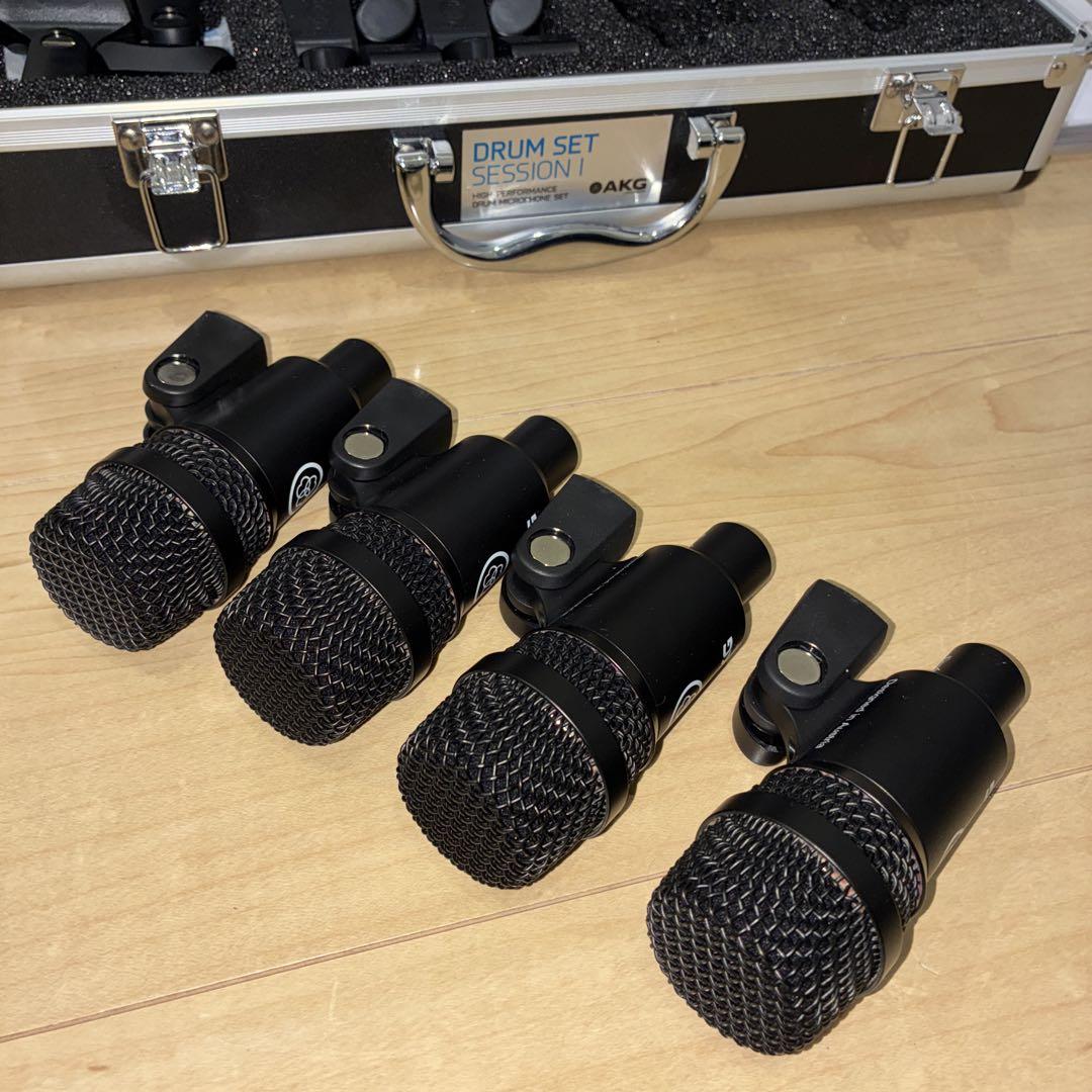 【極美品】 AKG DRUM SET SESSION 1 ドラムマイクセット