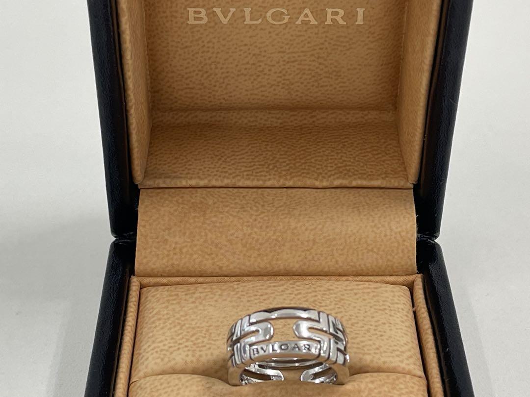 【極美品】K18WG ブルガリ BVLGARI パレンテシ リング 6.3g