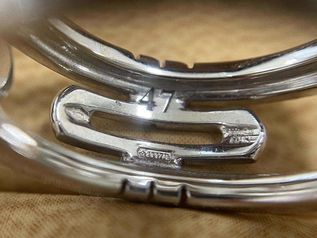【極美品】K18WG ブルガリ BVLGARI パレンテシ リング 6.3g