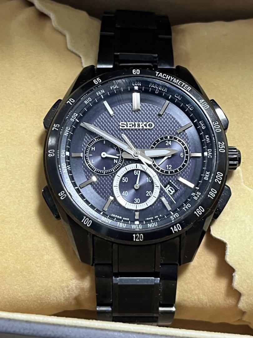 【極美品、限界値】SEIKO ブライツ　クロノグラフ　8B92-0AB0 稼動品