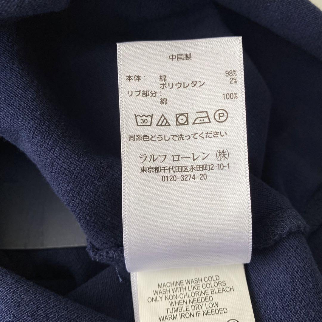 ＊新品未使用＊ポロラルフローレン　ポロシャツワンピース　半袖　ポロベア　ネイビー