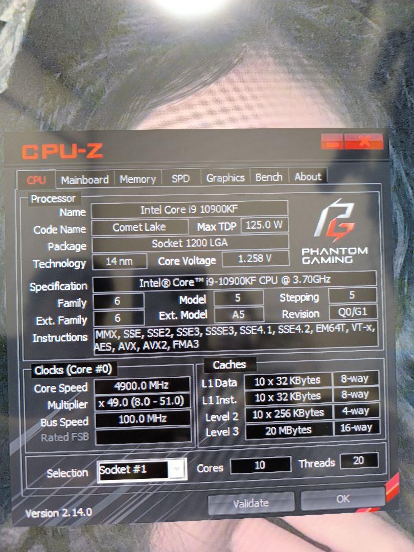 CPU Intel Core i9-10900KF CPU LGA 1200
