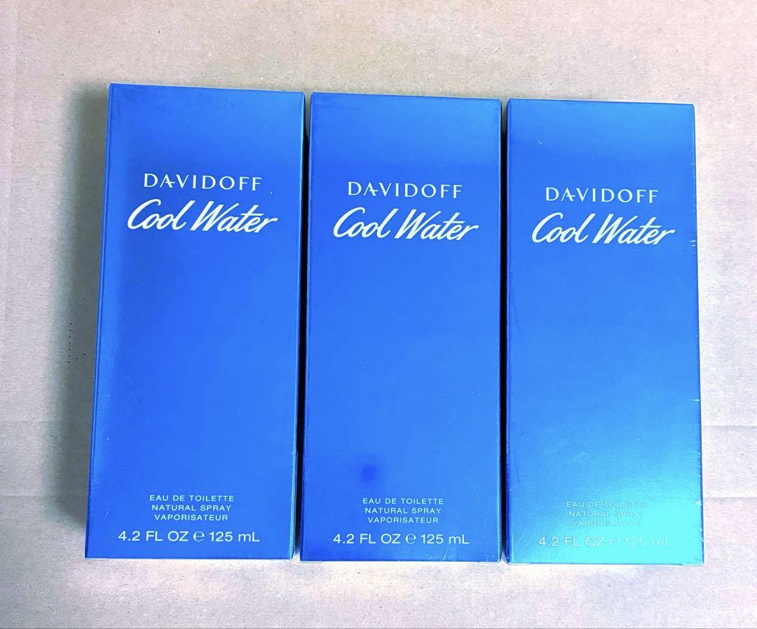 ★新品★ ダビドフ クールウォーター EDT 125ml ×3本セット★送料無料