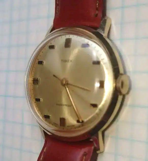 ’70年代GBR製　TIMEXマーリン　手巻　アナログ時計 ゴールド