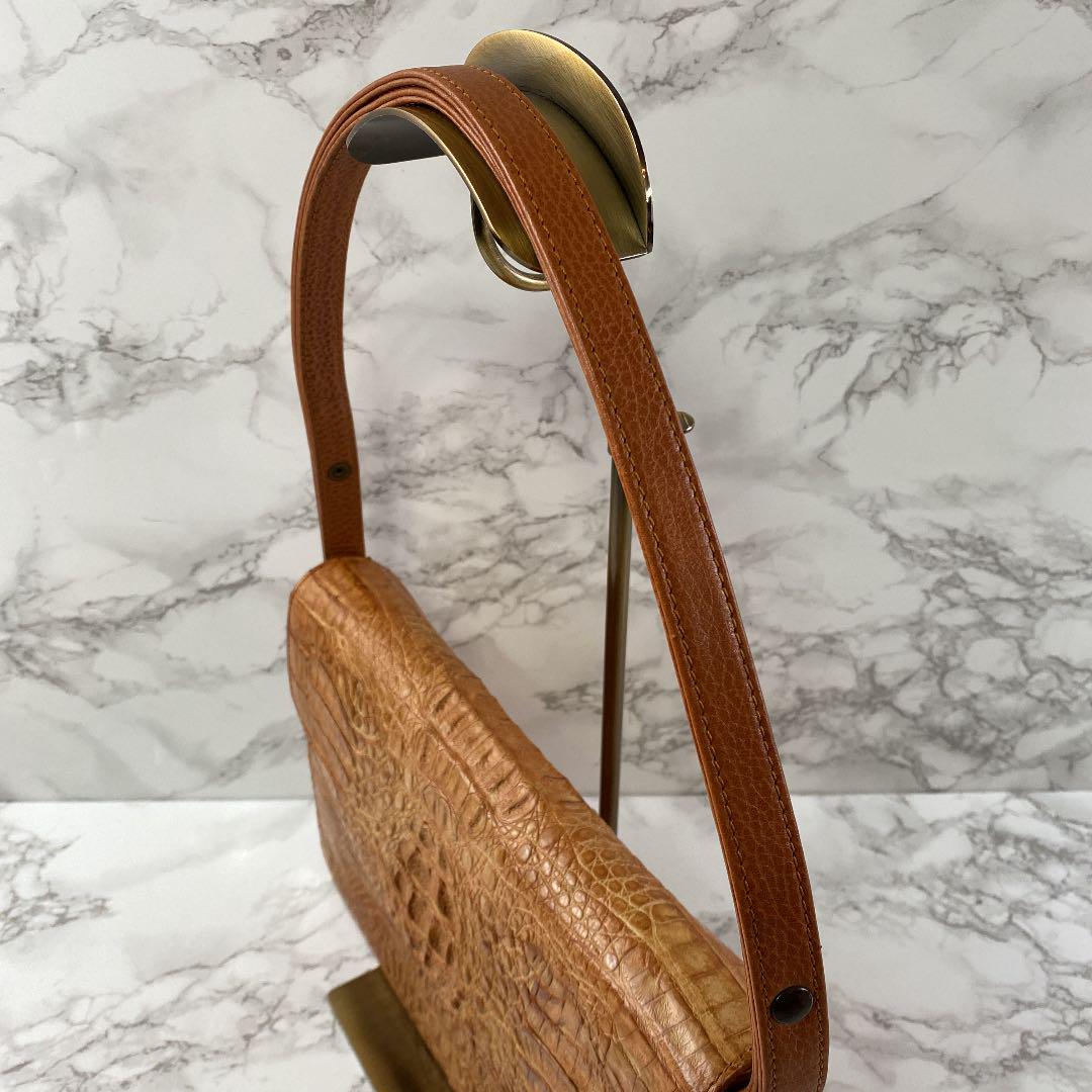 KAIYO カイヨウ 鰐ワニ革 クロコダイルレザー 2way ショルダーバッグ