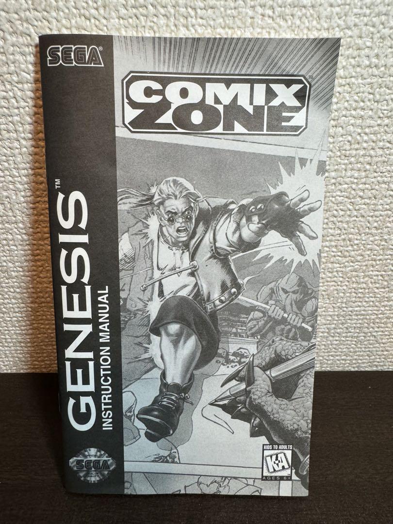 ジェネシス版【新品未使用】コミックスゾーン COMIX ZONE コミックスゾーン 【北米版】 - メルカリ