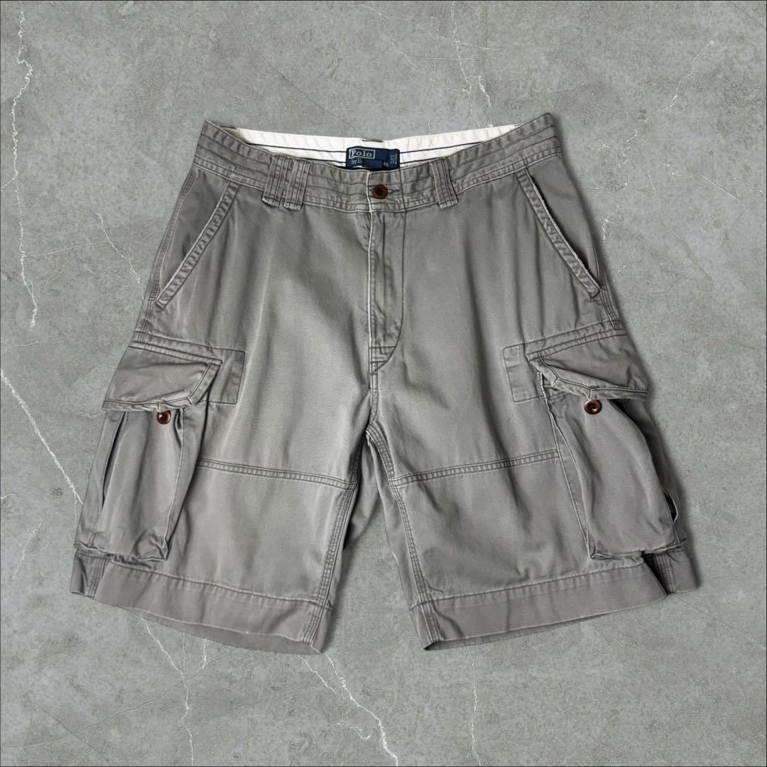 Polo by Ralph Lauren ポロチノ カーゴショーツ 32 グレー Polo by Ralph Lauren ポロチノ カーゴショーツ 33 グレー