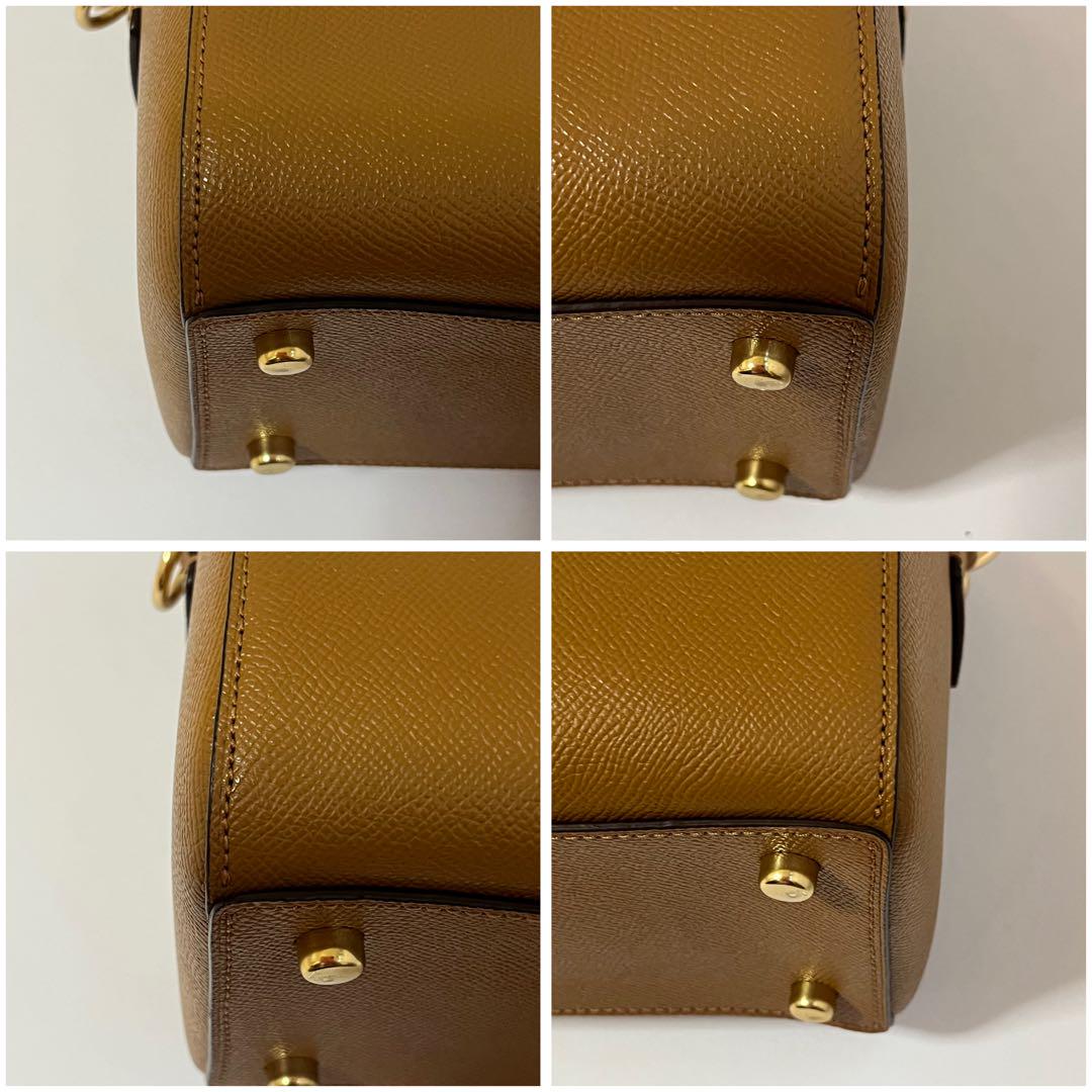 未使用級✨コーチ　ローアン　2way ショルダーバッグ　レザー　現行　ブラウン