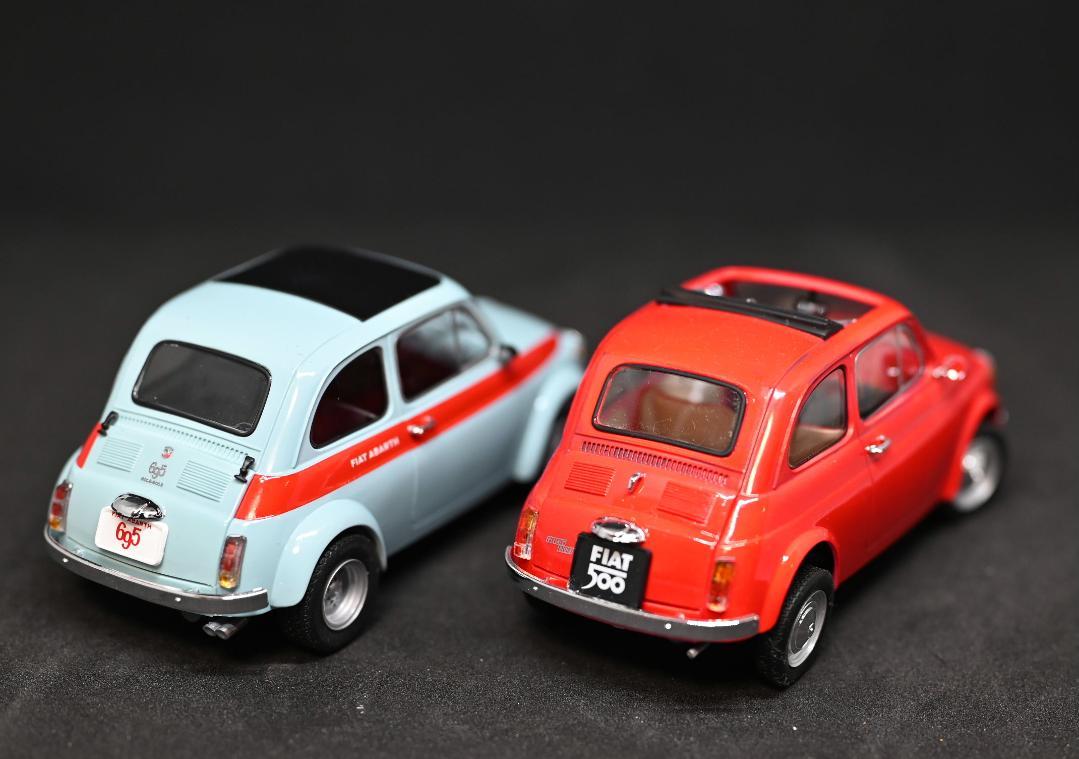 ミニカー FIAT ABARTH695SS  &  FIAT500F